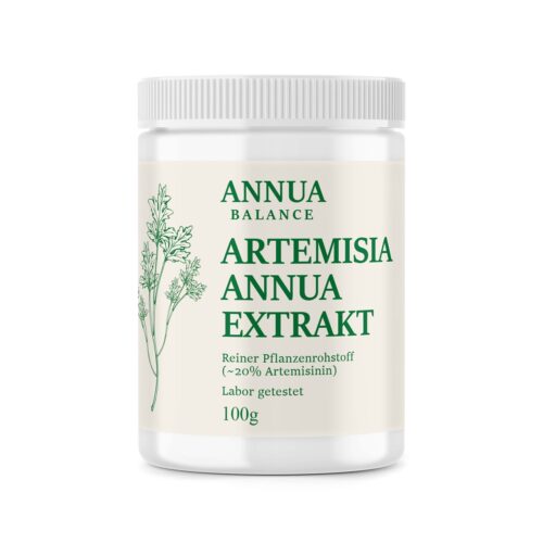 AnnuaBalance Artemisia annua Extrakt 100 g Dose, reiner Pflanzenrohstoff mit ~20 % Artemisinin