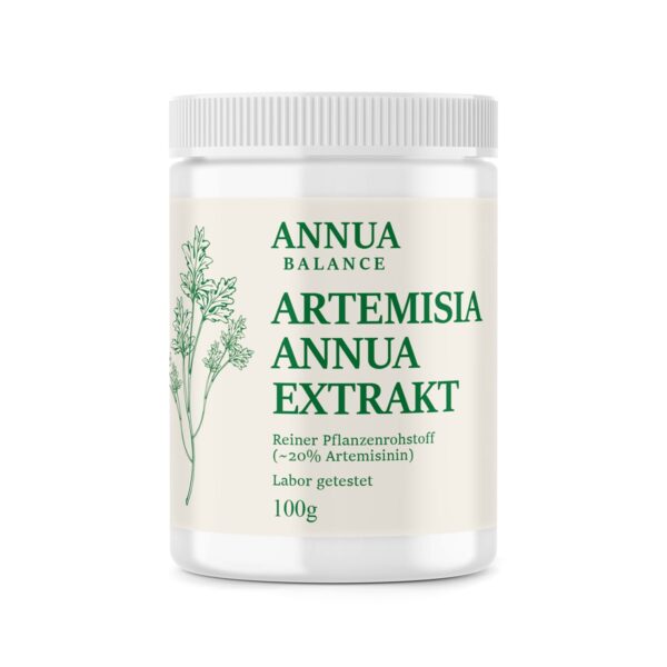 AnnuaBalance Artemisia annua Extrakt 100 g Dose, reiner Pflanzenrohstoff mit ~20 % Artemisinin